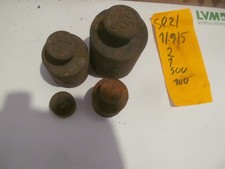 4rostige Gewichte f Küchenwaage Dezimal Waage 1x2kg+1x1kg +1x500g+1x100g SR2-195