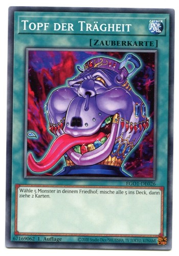 Topf der trägheit - yu-gi-oh,