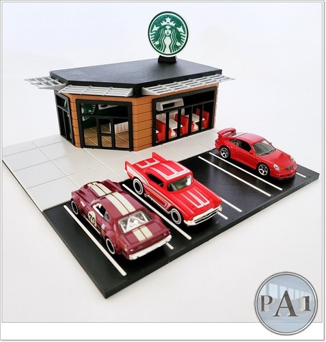 Hot wheels starbucks 64 - starbucks, 1/64