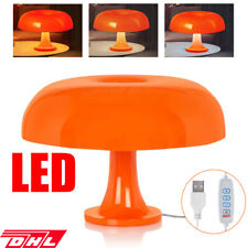 Pilz Lampe Orange Mushroom Lampe,Tischlampe Mit 3 Einstellbaren Farben LED Lampe