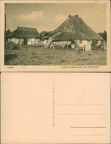Ansichtskarte rügen altes - rügen,