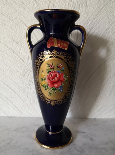 Kobalt porzellan vase - kobalt,