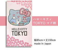 Japan Exklusive Sanrio Hello Kitty & Tokyo mit Sakura Design Vorhang Trennwan...