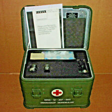 Mikroskop ZEISS Standard KF2 ZARGES Kiste monokular Untersuchung Bw Bundeswehr