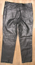 Herren- LEDERJEANS / Biker-