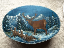 Berchtesgadener Spanschachtel HIRSCH Watzmann Webersberger Berchtesgaden 20cm 1a