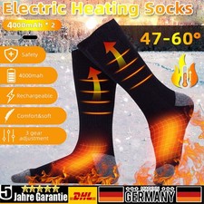 5000mAh USB Beheizbare Socken Akku Beheizte Socken Fußwärmer Unisex Heizsocken