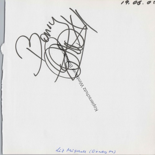Original autogramm liz - original,
