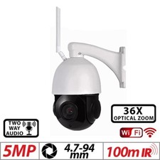 PTZ KAMERA AUSSENBEREICH 5MP FULL HD WIFI SMART CCTV SCHWENK NEIGE ZOOM 2-WEGE AUDIO - APP