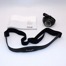 Polar F4 Fitness HF Messgerät Pulsuhr + Polar T31 Brustgurt - Getestet - Schwarz