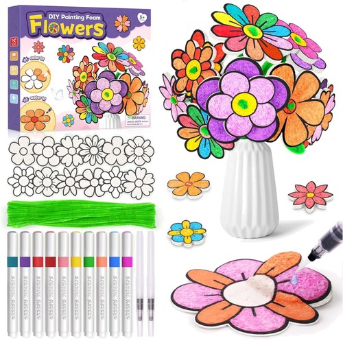 Kinder bastelset blumen malset - kinder,