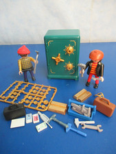 Gangster Bankräuber grüner Tresor Safe Geldschrank  5176 6872 Playmobil 8075