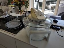 Heißluftbackofen aus Glas, mobil, flexibler Backofen, Heißluft