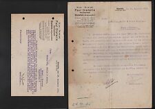 BIELEFELD, 2 x Brief 1925, Dr. jur. Paul Dieterle Rechtsanwalt