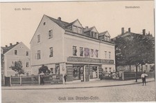 A 2 Dresden - Cotta ! Gottfried Keller.- Steinbacherstr. Geschäft mit Reklame !