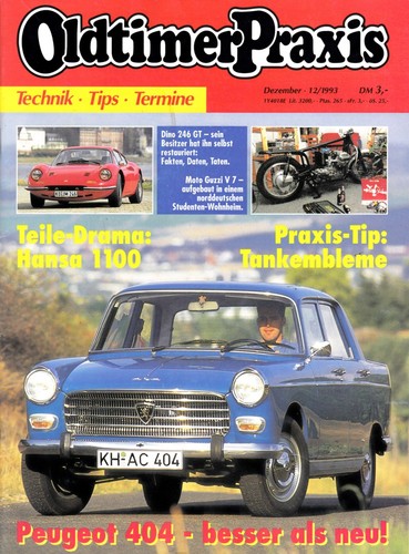 Oldtimer praxis 1993 - oldtimer, –