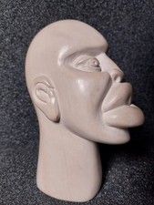 Afrikanische speckstein büste - afrikanische,