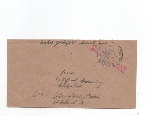 Gebühr bezahlt brief - gebühr,