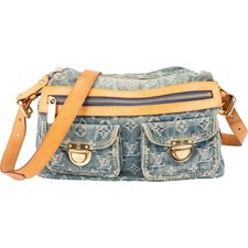 Louis Vuitton Denim Monogram Baggy PM Crossbody Bag Tasche