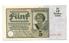 5 Rentenmark 1926 Ro. 164b