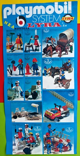 Playmobil system plakat - playmobil, 1976