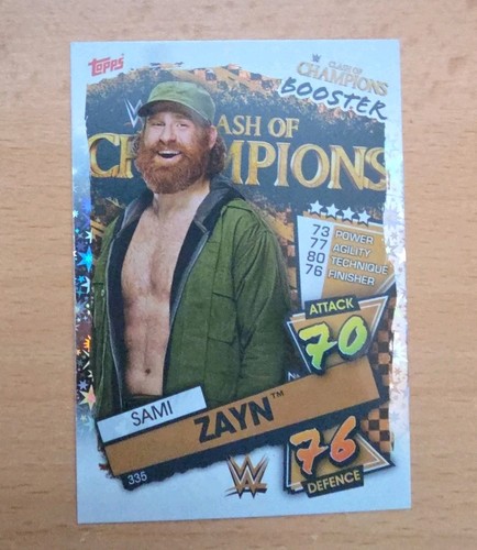 Wwe card 335 - card, topps