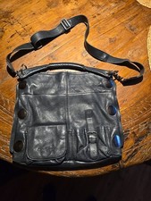 Echtleder Tasche schwarz von Schu(h)tzengel / Schutzengel