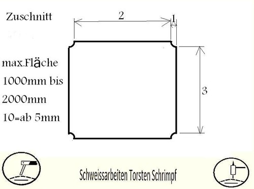 Anker blech fußplatte - blech,
