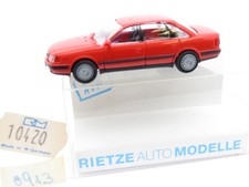 345HO /05 - Rietze H0 10420 - Audi  100 Limousine rot - top in OVP