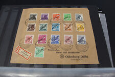 Berlin 1 - 16 Schwarz - Aufdruck Satz 2 - 84 Pf. auf Einschreibebrief (G2306)