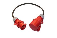 CEE Adapterleitung Starkstrom 16A Stecker auf 32A Dose 5G1,5 H07RN-F 400V 0,5m