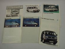 VW Transporter T3 T4 Caravelle California 6x Prospekt 1990/93