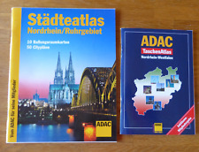 ADAC Städteatlas Nordrhein/Ruhrgebiet 2001 und Taschen Atlas Nordrhein-Westfalen