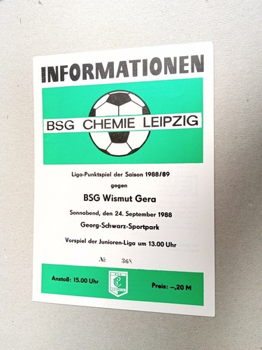 Programm bsg chemie leipzig - bsg,