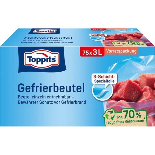 Toppits gefrierbeutel l - toppits,