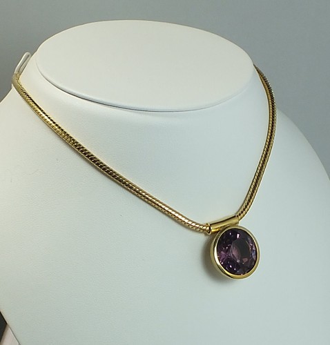Collier mit amethyst - collier,