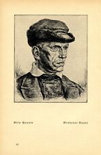 Minden Bauer und Bäuerin 2 Kunstdrucke 1939 von Otto Quante * Minden † Naumburg