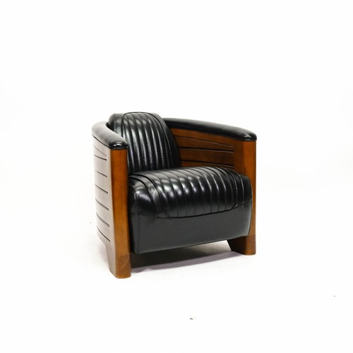 Club chair pierre black art - club,