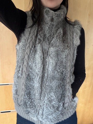 Oakwood echtfell weste mit - echtfell,