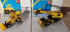 Lego 6658 und 6361 Schaufelradlader und Lkw-Kran