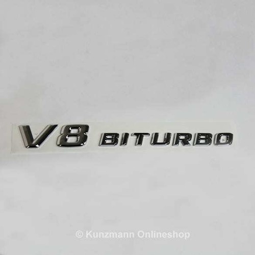 Biturbo schriftzug emblem - v8,