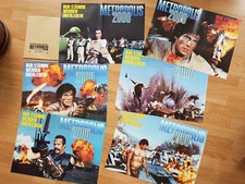 DIE NEUEN BARBAREN Deutsche Lobby Plakat Set 1983 Enzo Castellari METROPOLIS 2000