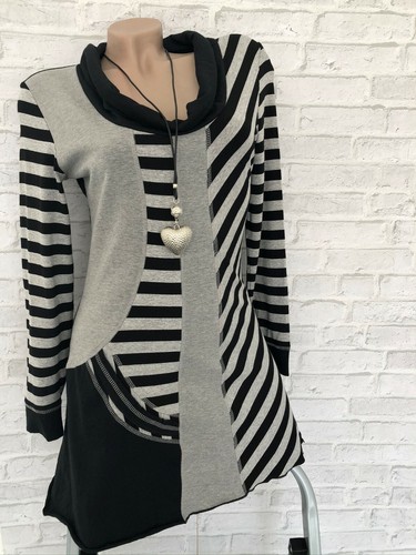 Damen tunika sweat shirt - tunika, sweat-shirt
