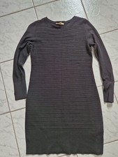 ESPRIT Kleid schwarz Gr. M elegant knielang langarm TOP ZUSTAND