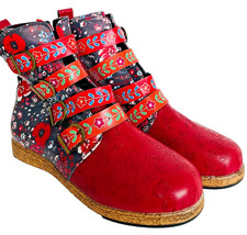 Retro Damen Herststiefel