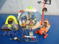 9055 Polar Station 2x Snowmobil kanone Figuren Zelt Playmobil 9175