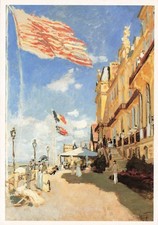 Gemälde - Claude Monet: Hotel des Roches Noire - Karte gelaufen 1998