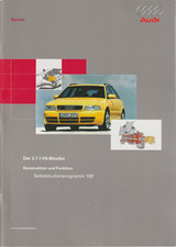 Audi Selbststudienprogramm SSP 198 Der 2.7 l-V6-Biturbo 01/98 1998
