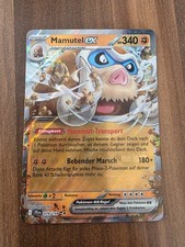 Pokemon 079/159 Mamutel ex Holo Rare Reisegefährten NM DE