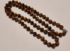 Kette Tigerauge Kugeln rund